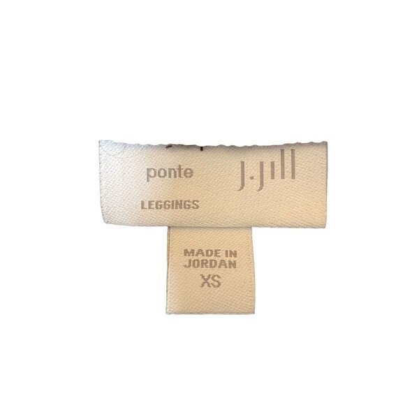 J.JILL Women's Brown Ponte Slim Leg Pull-On Pants Size XS Hi Rise Knit Leggings - Picture 6 of 8